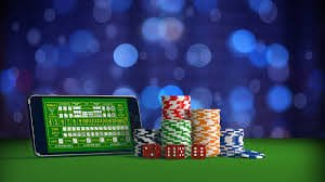 Antarmuka pemain Infinite Blackjack menampilkan opsi aksi dan total tangan